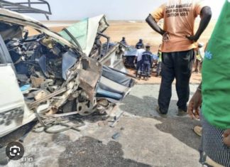 ACCIDENT À FOUNDIOUGNE : 4 morts enregistrés sur le coup