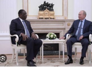 RUSSIE : LA DÉLÉGATION AFRICAINE REÇUE PAR POUTINE
