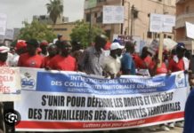 MOUVEMENT D’HUMEUR : Les travailleurs des collectivités territoriales annoncent une grève de quatre jours à partir de mardi