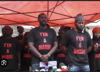 ARRESTATION DE ALIOU SANÉ : Le mouvement « Y’en a marre » face à la presse