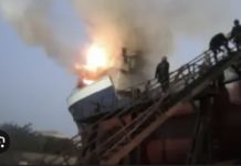 PORT DE DAKAR : Explosion d’un navire chinois, deux morts annoncées
