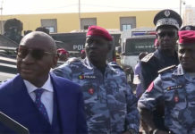 Sidiki Kaba (Intérieur) : il fait le atalaku du Camp Abdou Diassé modernisé
