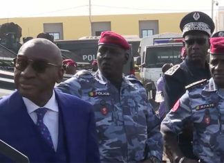 Sidiki Kaba (Intérieur) : il fait le atalaku du Camp Abdou Diassé modernisé