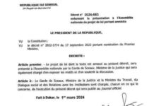 PROJET DE LOI D’AMNISTIE : Les faits concernés dévoilés !