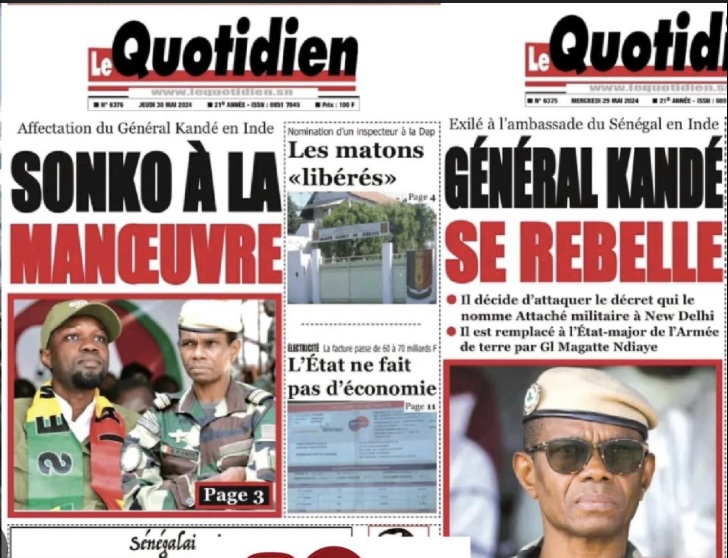 AFFAIRE GÉNÉRAL KANDÉ : Après La Tribune, le dirpub du journal Le Quotidien convoqué !
