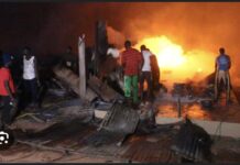 FATICK : Le marché central ravagé par un incendie