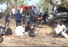 DIOURBEL : Six (6) personnes d’une même famille périssent dans un accident