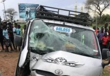 NDANGALMA : Un accident fait un (1) mort et six (6) blessés
