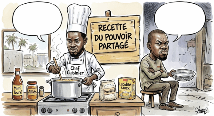 Diomaye cuisinier et Sonko fache