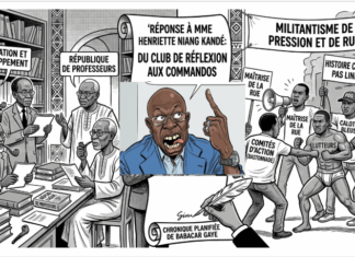 le président de parti et ‘auto-disciple wadiste’ Babacar Gaye s’y met aussi : ‘Commandos de Sonko, calots bleus du PDS, tontons macoutes du PS, nervis de l’APR ? Henriette Niang Kandé et Sud Quotidien : Attention !!!’