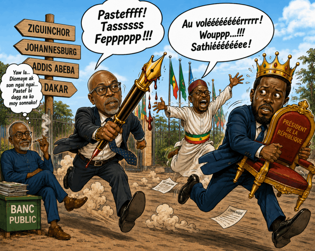 [Le Diomayat désormais décomplexé] Le diasporique pastéfiste Gilles Eric Foadey en crie à ‘la rébellion du Président putatif’ Bassirou Diakhar Faye (G.E.F, journaliste, consultant média, interprète de conférence. Togolo-Sénégalais)