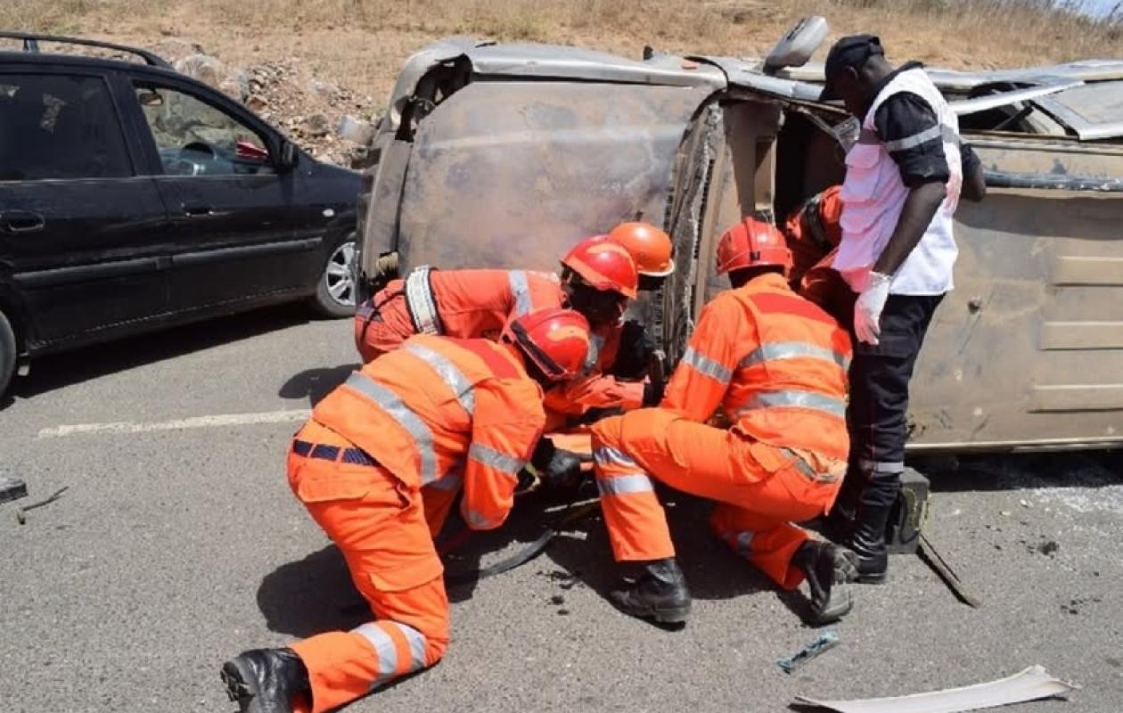 [EXPRESS] MAGAL TOUBA 2026-ACCIDENT DE LA ROUTE : Un bus, un camion et un taxi entrent en collision vers Doyene (Mouhamed Camara)