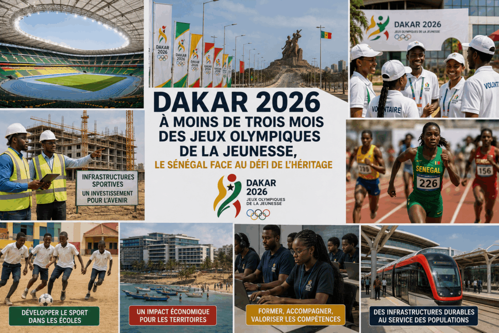 [JOJ DAKAR 2026] À MOINS DE TROIS MOIS DES JEUX OLYMPIQUES DE LA JEUNESSE, LE SÉNÉGAL FACE AU DÉFI DE L’HÉRITAGE