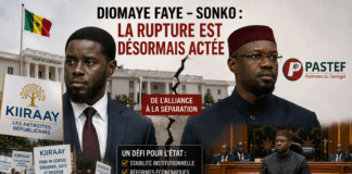 DIOMAYE FAYE–SONKO : LA RUPTURE DÉSORMAIS ACTÉE, NOUVELLE ÈRE POLITIQUE