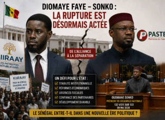 DIOMAYE FAYE–SONKO : LA RUPTURE DÉSORMAIS ACTÉE, NOUVELLE ÈRE POLITIQUE