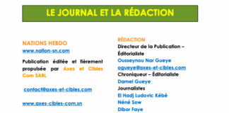 NATIONS HEBDO : LA REDACTION DU JOURNAL