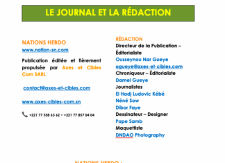 NATIONS HEBDO : LA REDACTION DU JOURNAL